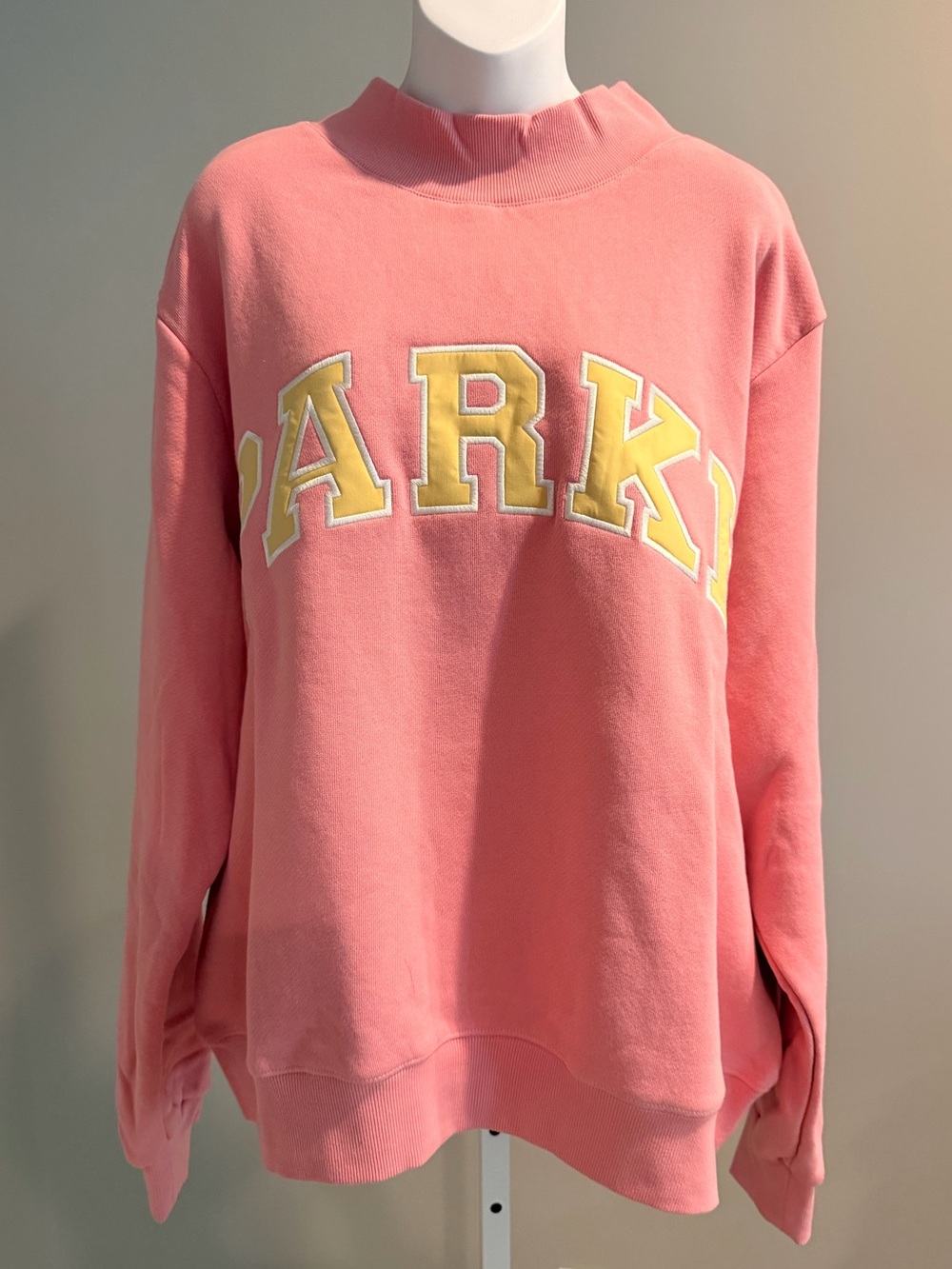 PARKE Authentic Best-Selling Mockneck Sweatshirt Sz L/XL NEW!! SOLD-OUT!!
